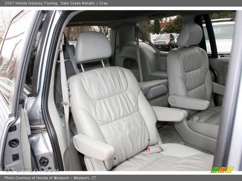 Slate Green Metallic / Gray 2007 Honda Odyssey Touring