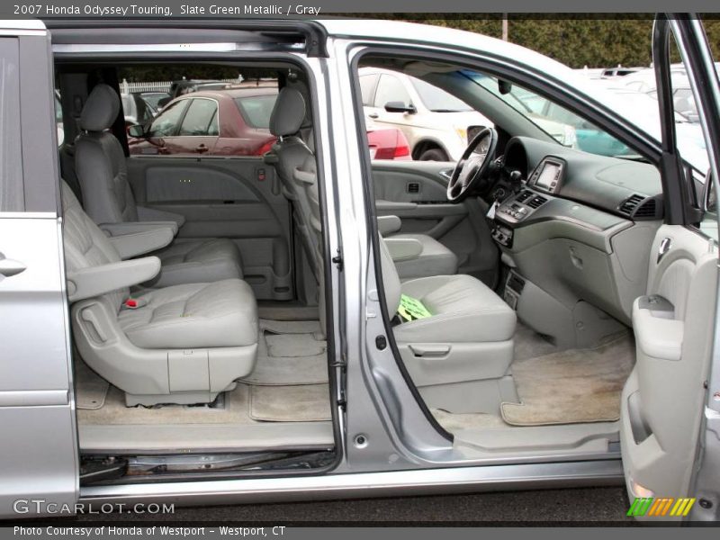 Slate Green Metallic / Gray 2007 Honda Odyssey Touring