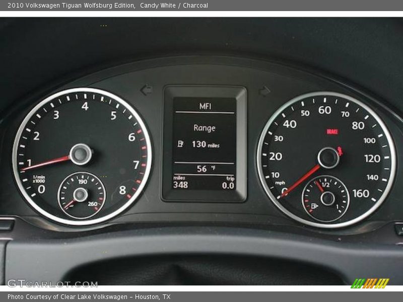 Candy White / Charcoal 2010 Volkswagen Tiguan Wolfsburg Edition