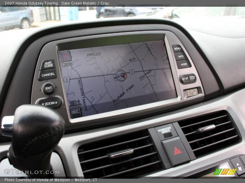 Slate Green Metallic / Gray 2007 Honda Odyssey Touring