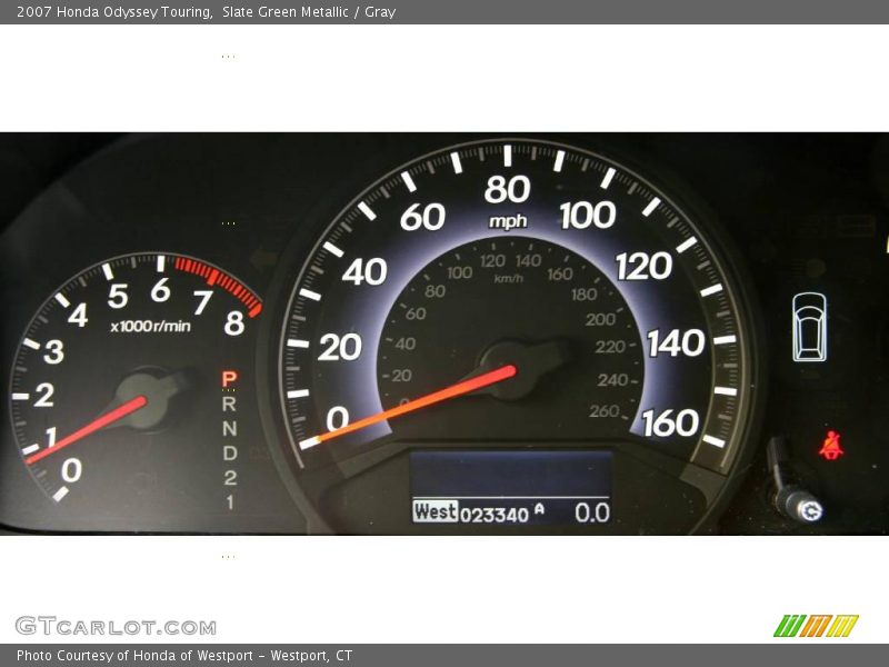Slate Green Metallic / Gray 2007 Honda Odyssey Touring