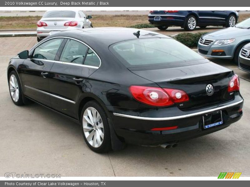 Deep Black Metallic / Black 2010 Volkswagen CC Luxury