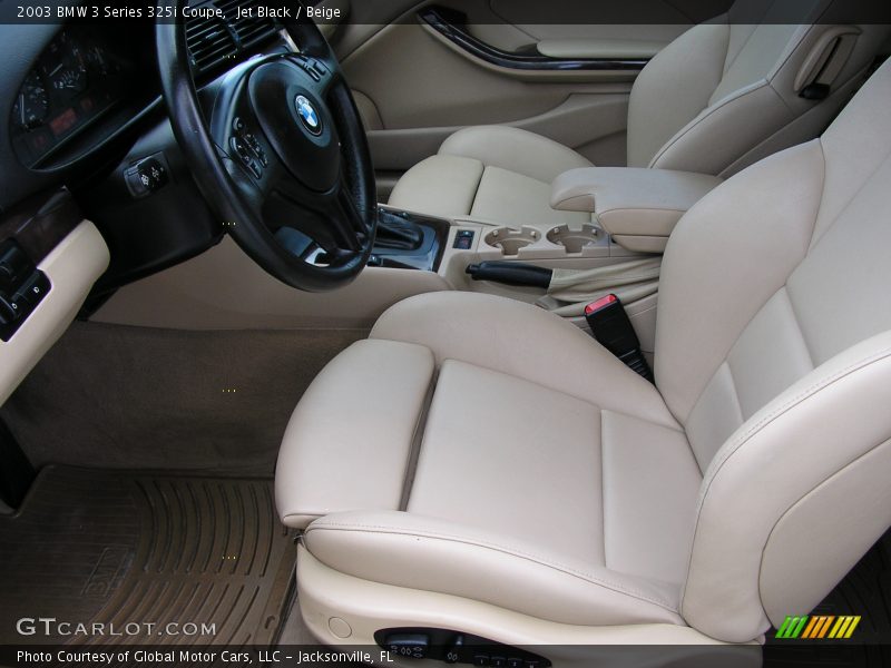 Jet Black / Beige 2003 BMW 3 Series 325i Coupe