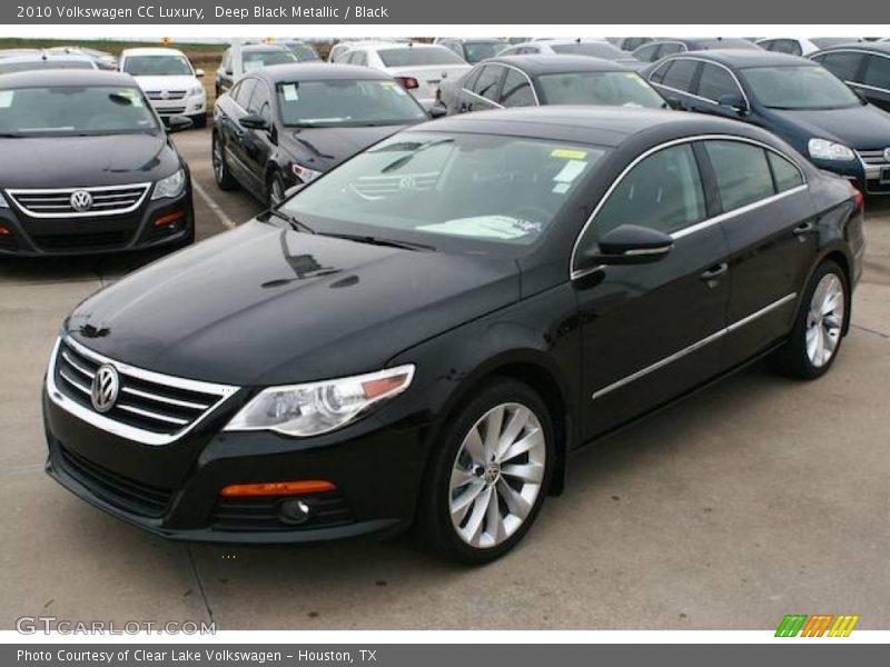 Deep Black Metallic / Black 2010 Volkswagen CC Luxury