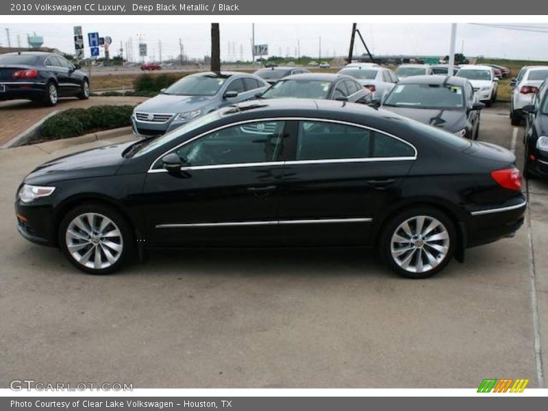 Deep Black Metallic / Black 2010 Volkswagen CC Luxury