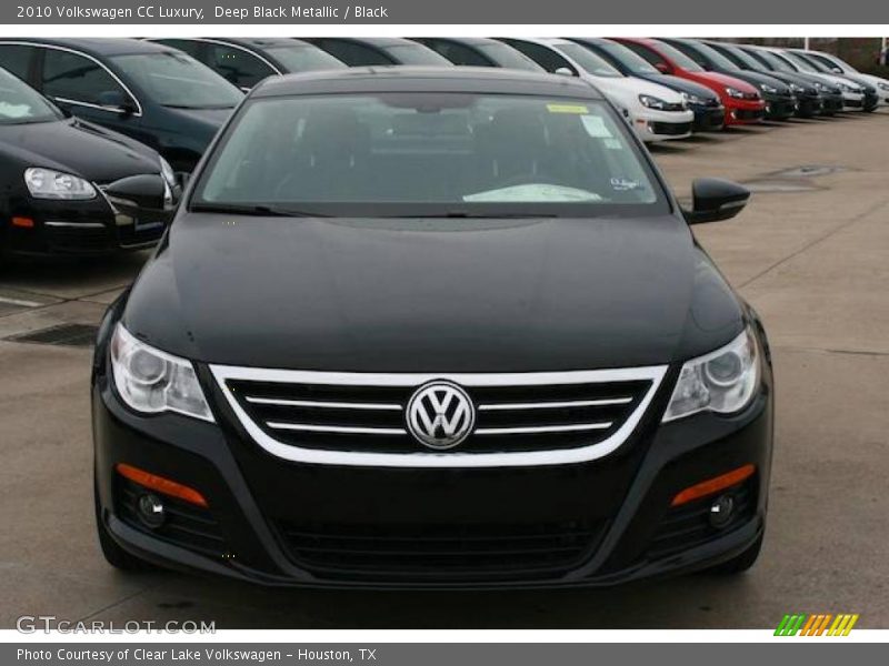 Deep Black Metallic / Black 2010 Volkswagen CC Luxury