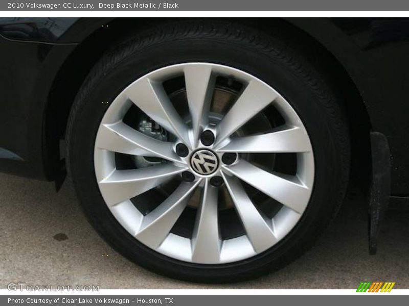 Deep Black Metallic / Black 2010 Volkswagen CC Luxury