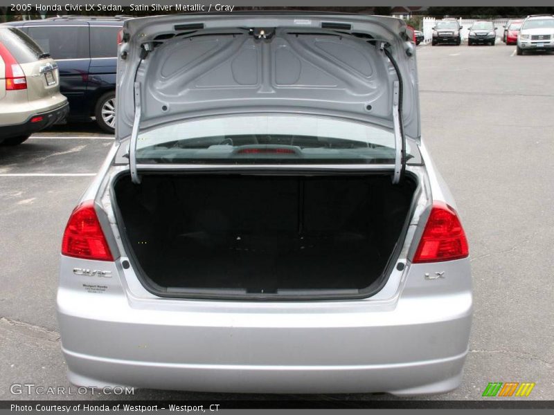 Satin Silver Metallic / Gray 2005 Honda Civic LX Sedan