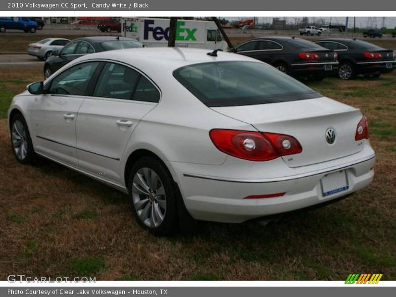Candy White / Black 2010 Volkswagen CC Sport