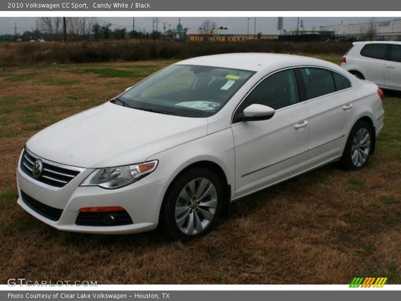 Candy White / Black 2010 Volkswagen CC Sport