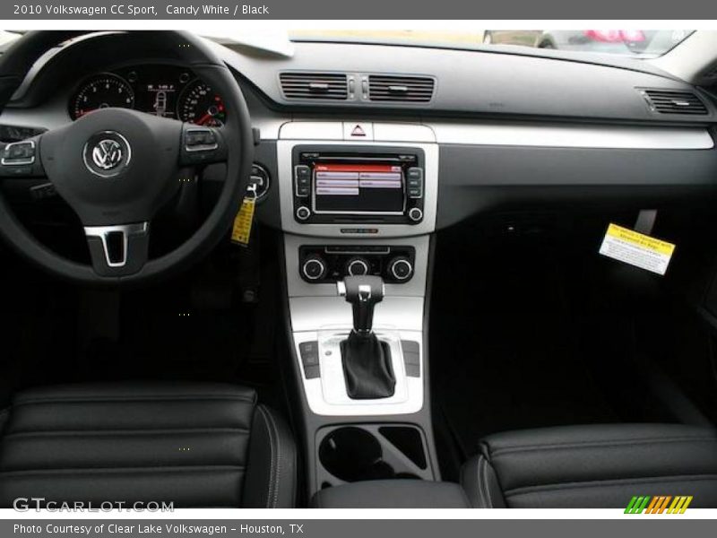 Candy White / Black 2010 Volkswagen CC Sport