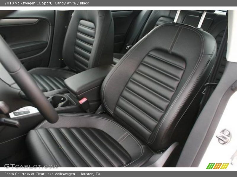 Candy White / Black 2010 Volkswagen CC Sport