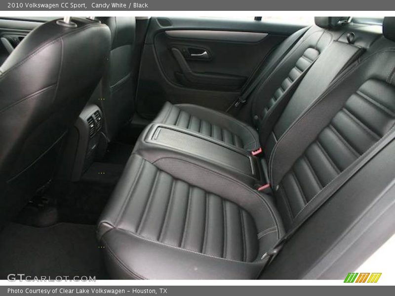 Candy White / Black 2010 Volkswagen CC Sport
