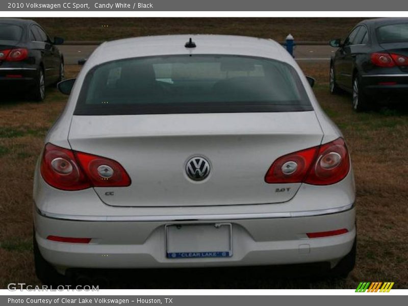 Candy White / Black 2010 Volkswagen CC Sport