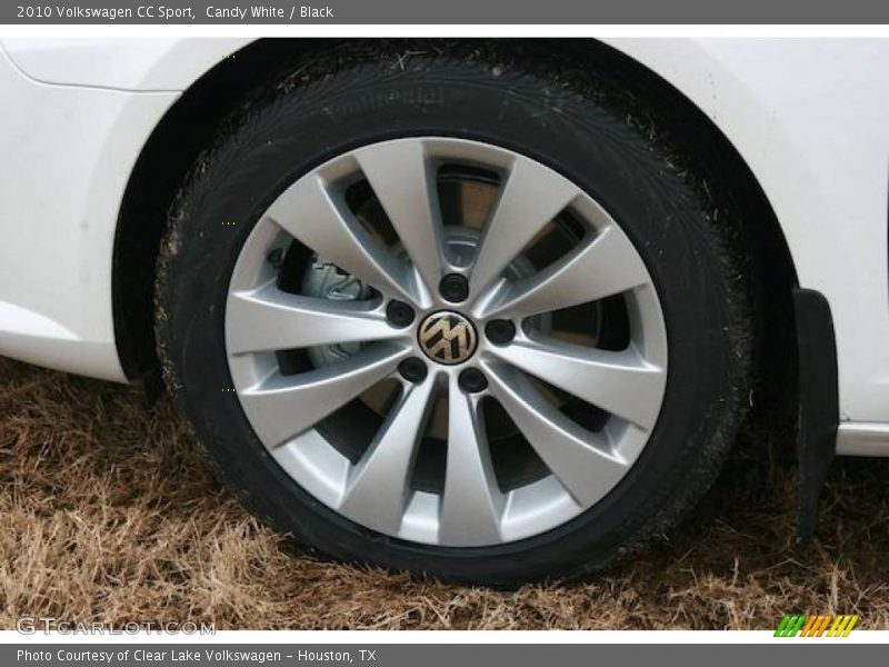 Candy White / Black 2010 Volkswagen CC Sport