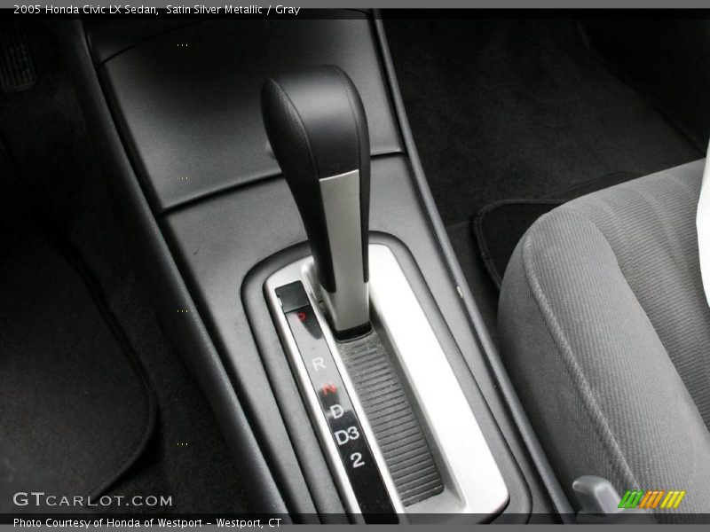 Satin Silver Metallic / Gray 2005 Honda Civic LX Sedan