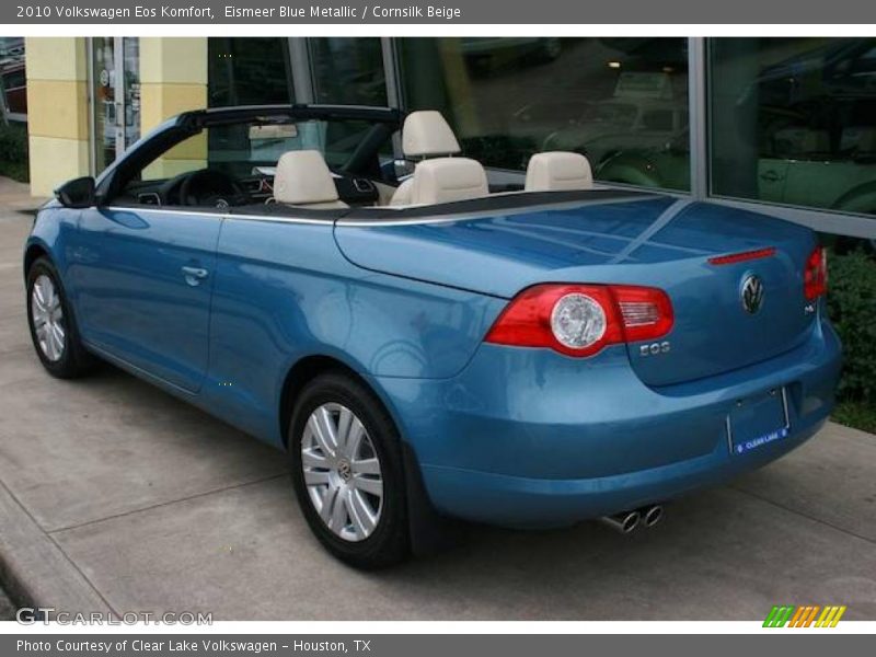 Eismeer Blue Metallic / Cornsilk Beige 2010 Volkswagen Eos Komfort