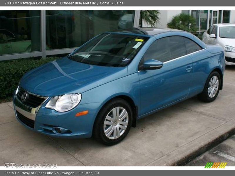 Eismeer Blue Metallic / Cornsilk Beige 2010 Volkswagen Eos Komfort