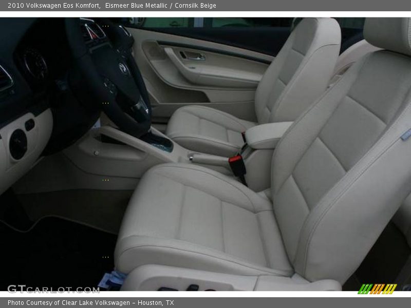 Eismeer Blue Metallic / Cornsilk Beige 2010 Volkswagen Eos Komfort
