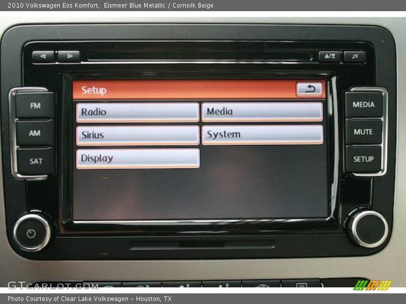 Eismeer Blue Metallic / Cornsilk Beige 2010 Volkswagen Eos Komfort