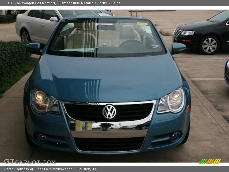 Eismeer Blue Metallic / Cornsilk Beige 2010 Volkswagen Eos Komfort