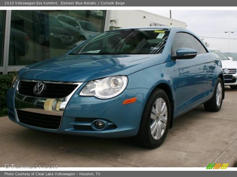 Eismeer Blue Metallic / Cornsilk Beige 2010 Volkswagen Eos Komfort