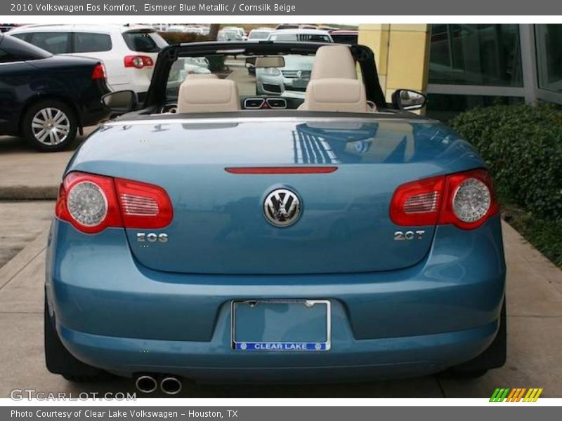 Eismeer Blue Metallic / Cornsilk Beige 2010 Volkswagen Eos Komfort