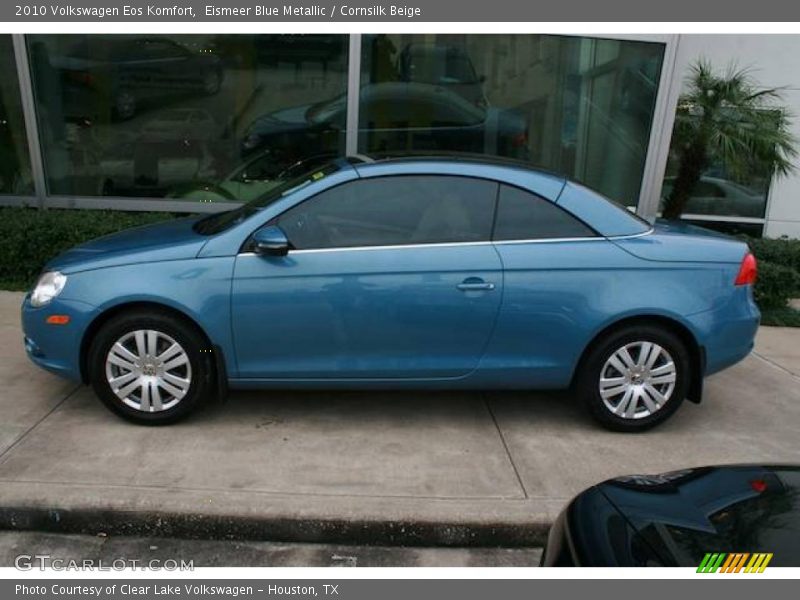 Eismeer Blue Metallic / Cornsilk Beige 2010 Volkswagen Eos Komfort