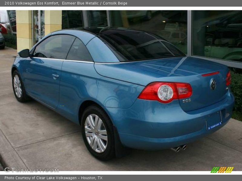 Eismeer Blue Metallic / Cornsilk Beige 2010 Volkswagen Eos Komfort