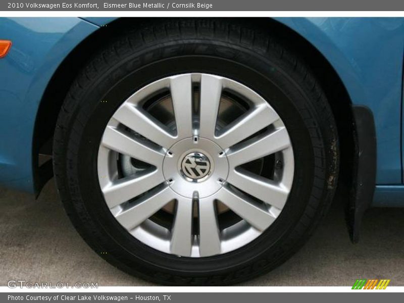 Eismeer Blue Metallic / Cornsilk Beige 2010 Volkswagen Eos Komfort