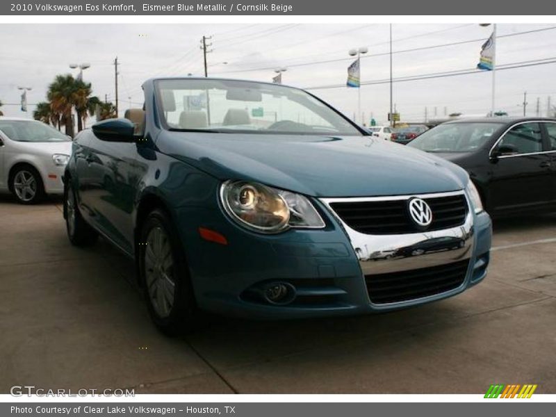 Eismeer Blue Metallic / Cornsilk Beige 2010 Volkswagen Eos Komfort