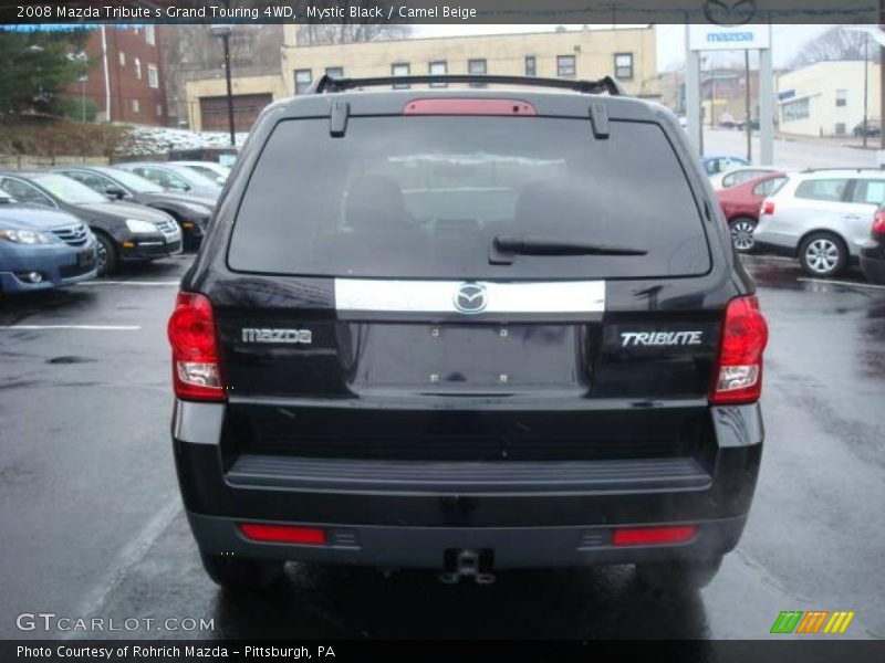 Mystic Black / Camel Beige 2008 Mazda Tribute s Grand Touring 4WD