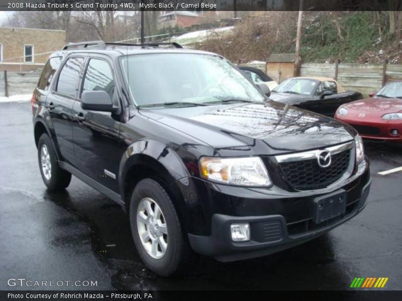 Mystic Black / Camel Beige 2008 Mazda Tribute s Grand Touring 4WD