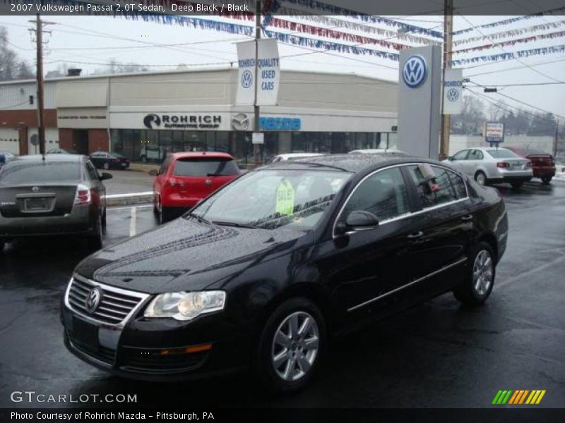 Deep Black / Black 2007 Volkswagen Passat 2.0T Sedan