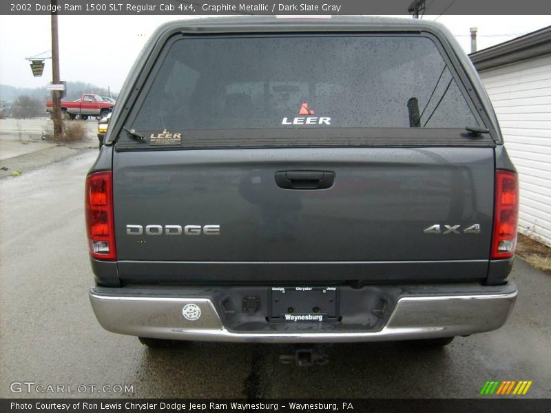 Graphite Metallic / Dark Slate Gray 2002 Dodge Ram 1500 SLT Regular Cab 4x4