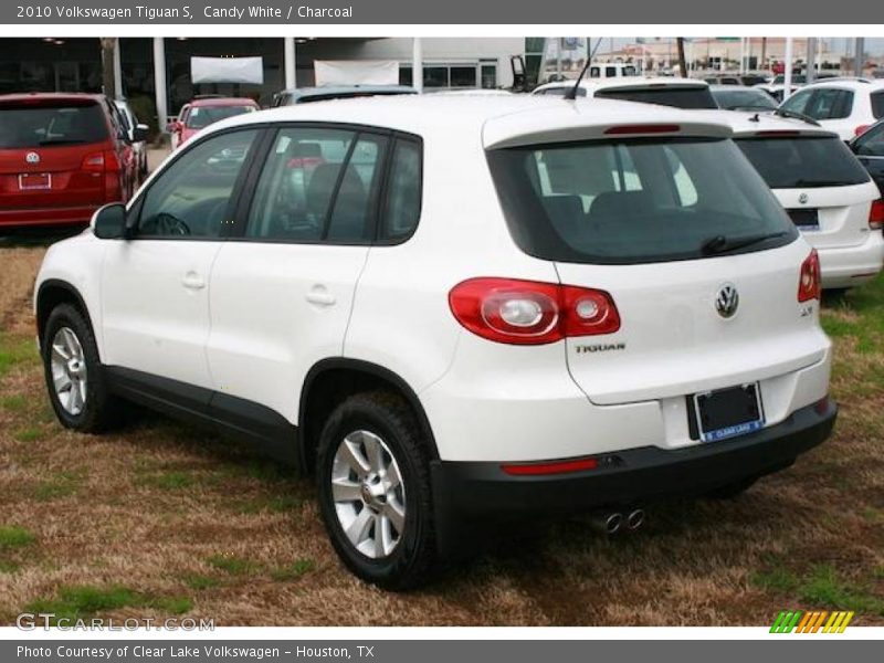 Candy White / Charcoal 2010 Volkswagen Tiguan S