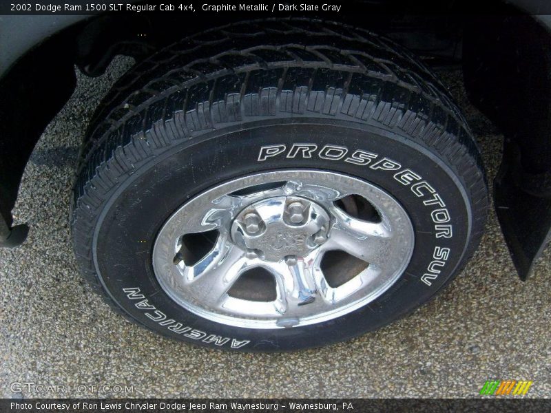 Graphite Metallic / Dark Slate Gray 2002 Dodge Ram 1500 SLT Regular Cab 4x4