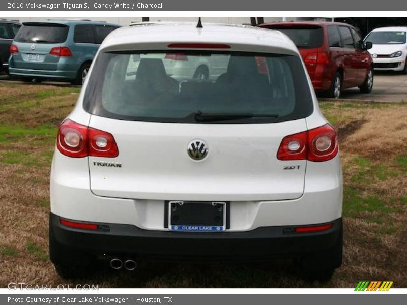 Candy White / Charcoal 2010 Volkswagen Tiguan S