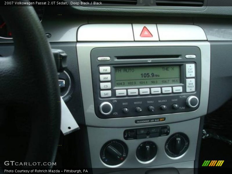 Deep Black / Black 2007 Volkswagen Passat 2.0T Sedan