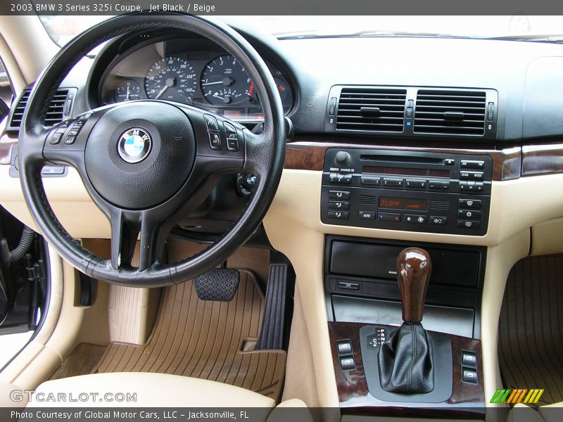 Jet Black / Beige 2003 BMW 3 Series 325i Coupe
