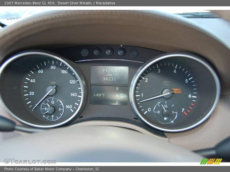 Desert Silver Metallic / Macadamia 2007 Mercedes-Benz GL 450