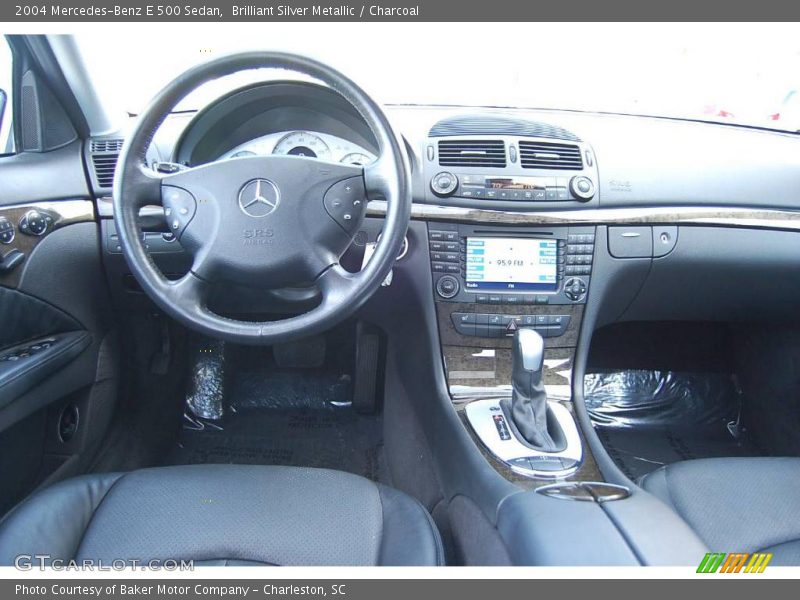 Brilliant Silver Metallic / Charcoal 2004 Mercedes-Benz E 500 Sedan
