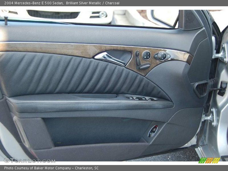 Brilliant Silver Metallic / Charcoal 2004 Mercedes-Benz E 500 Sedan