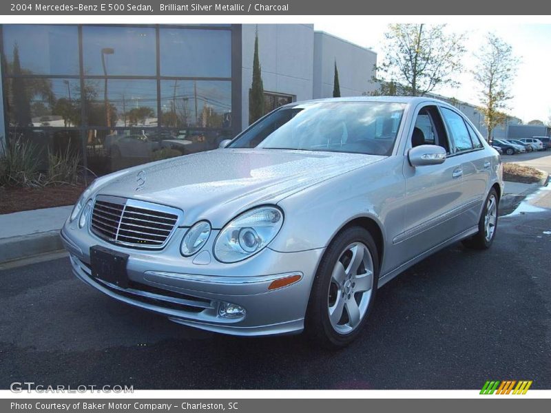 Brilliant Silver Metallic / Charcoal 2004 Mercedes-Benz E 500 Sedan