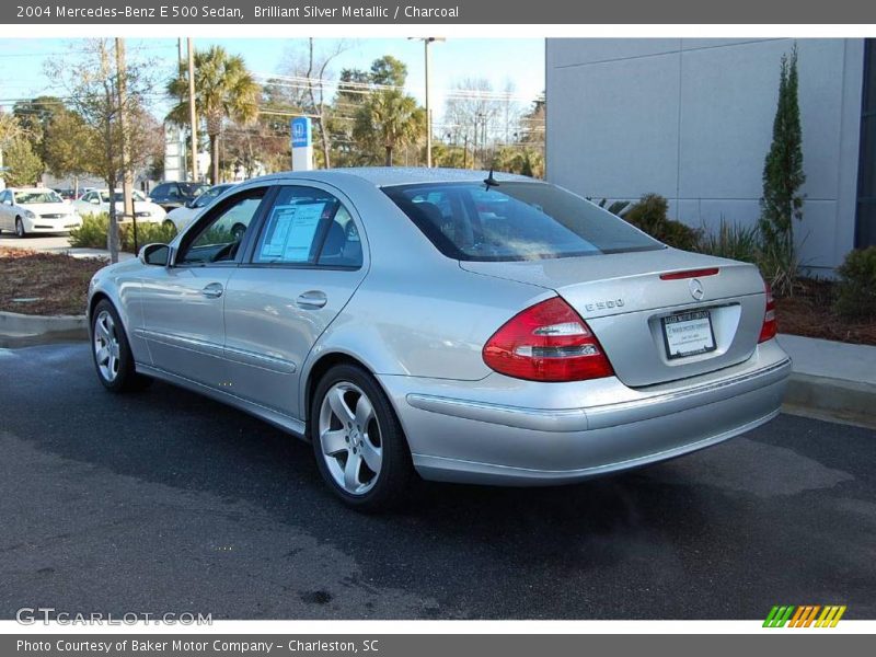 Brilliant Silver Metallic / Charcoal 2004 Mercedes-Benz E 500 Sedan