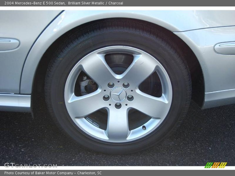 Brilliant Silver Metallic / Charcoal 2004 Mercedes-Benz E 500 Sedan