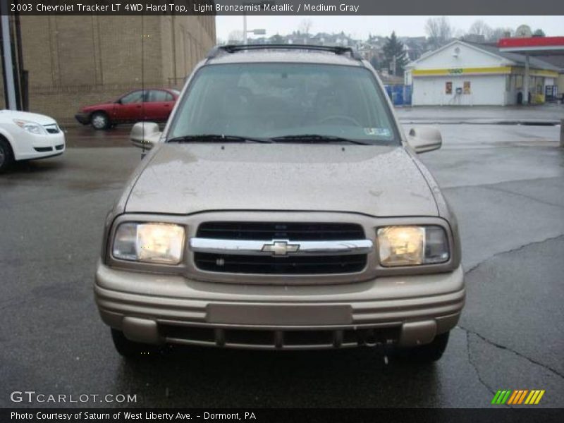 Light Bronzemist Metallic / Medium Gray 2003 Chevrolet Tracker LT 4WD Hard Top