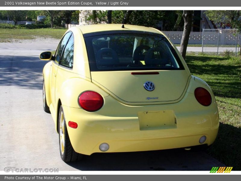 Yellow / Light Grey 2001 Volkswagen New Beetle Sport Edition Coupe