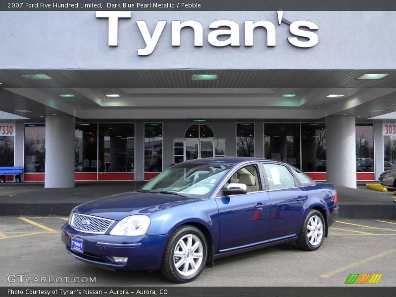 Dark Blue Pearl Metallic / Pebble 2007 Ford Five Hundred Limited