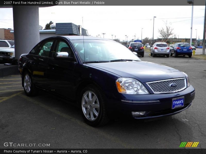 Dark Blue Pearl Metallic / Pebble 2007 Ford Five Hundred Limited